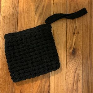 Vintage Macrame Wristlet Purse